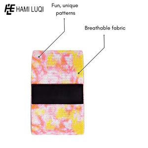 Bandas de resistencia con Logo personalizado, bandas de resistencia para glúteos, bucle de tela para ejercicio, venta al por mayor - Product Image 4