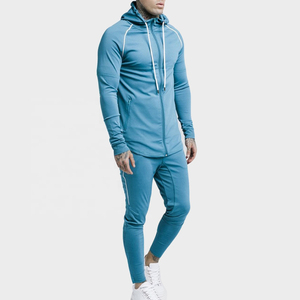 Pantalon de survêtement décontracté 2 pièces et survêtement à capuche pour hommes vêtements de sport en polaire imprimé pour la salle de sport pour le jogging d'hiver - Product Image 1