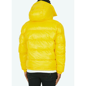 Veste matelassée brillante pour homme, classique, jaune, rouge, bleu, extérieur, hiver - Product Image 3