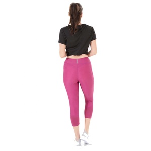 Leggings Deportivos Sexys para Mujer, Diseño Personalizado con Logotipo, Cintura Media, Spandex/Poliéster, Elásticos en 4 Direcciones, para Gimnasio, Fitness, Running, Yoga - Product Image 3