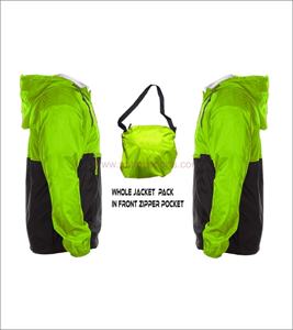 Chaqueta Deportiva con Capucha Personalizada Más Vendida, Cortavientos para Hombre, Recubierta, Transpirable, Bordada, Resistente al Viento y a la Lluvia, para Deportes al Aire Libre - Product Image 3