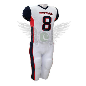 Uniformes de Fútbol Americano Personalizados de Alta Calidad, Transpirables, Talla Grande, Cuello en V, con Impresión por Sublimación, Secado Rápido para Deportes - Product Image 1
