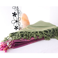 Serviette de plage turque Kikoy de haute qualité, séchage rapide, rayée, en coton écologique, imprimée avec un design à pompons, luxe moderne