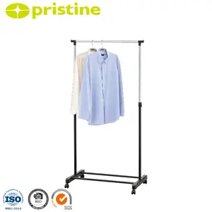 OEM eBay Organizador Taiwán Almacenamiento doméstico Fabricante de muebles MIT DIY artículos para el hogar 3 metal ajustable tendedero de ropa - Product Image 1