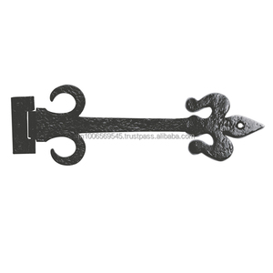 Charnière en T moderne de 450mm en fer noir antique pour portes d'armoires, fenêtres en bois, entrepôts, poignées de porte et de fenêtre de travail au design moderne - Product Image 4