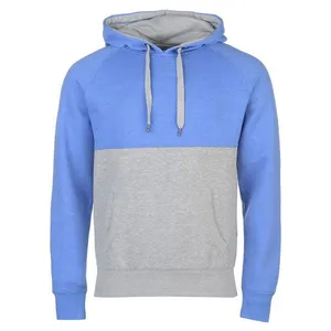 Sky Warna Biru dan Abu-abu Pakaian Jalan Modis Pullover Hoodie Pria Musim Gugur Musim Dingin Pakaian Kasual Grosir Hoodie Pullover