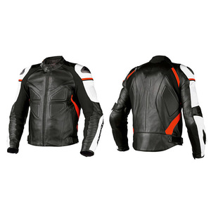 Veste en cuir de moto pour hommes, prix réglable, - Product Image 2