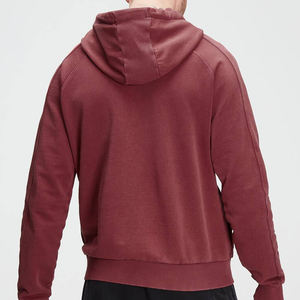 Wholesale 100% Cotton <b>Fleece</b> Hoodie Long Sleeve Pullover Outdoor <b>Sweatshirt</b> with Plain Print for Winter - Product Image 4