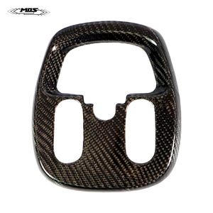 MOS Carbon Fiber Carbon Fiber Handlebar <b>Cover</b> for Yamaha <b>Motorcycle</b> QBIX 2017-2020 - Product Image 1