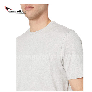 Avatar verano entrenamiento al aire libre secado rápido manga corta microfibra camiseta para hombres cuello redondo suave y transpirable fábrica al por mayor - Product Image 3