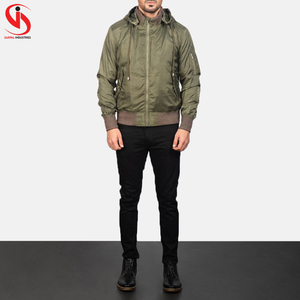 Chaqueta de Piloto de Poliéster y Seda Ecológica de Alta Calidad, Resistente al Viento, con Logotipo Personalizado, Cierre de Cremallera, Talla Grande, para Hombre, Invierno - Product Image 5