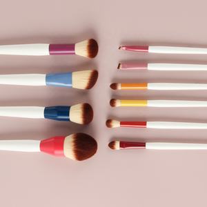 Vonira-Juego de brochas de maquillaje de alta tecnología, Kit de brochas cosméticas de fibra de cristal Nano para <span class=keywords><strong>contorno</strong></span>, colorete, sombra de ojos, 10 unidades - Product Image 4