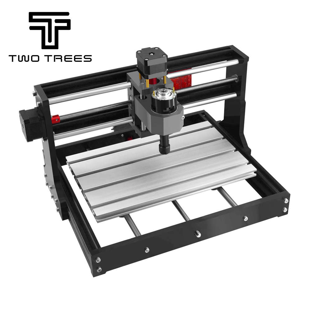 TWOTREES-máquina láser CNC 3018 Pro GRBL, bricolaje, PCB de 3 ejes, fresadora de madera grabada con controlador fuera de línea ER11