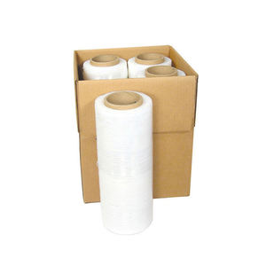 Película de envoltura de PE transparente ISO9001 compostable biodegradable 100% personalizada, envoltura adhesiva suave de grado alimenticio para embalaje de comestibles - Product Image 2