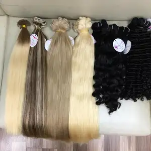 Popular 11A Grade Virgin Human Remy Hair Extensions Flat Weft factory suppliers