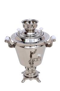 Ensemble de Pots à eau en laiton plaqué argent et charbon de bois, style Samovar, verres à boire, qualité supérieure, prix exceptionnel - Product Image 3
