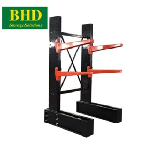 Estante voladizo de acero resistente de colores y tamaños personalizables Almacenamiento en almacén Rollo formado 2 años de garantía Recubrimiento en polvo BHD - Product Image 1