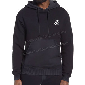 Sweat à capuche oversize en polaire de coton unisexe Streetwear d'hiver avec fermeture éclair taille XS Offre Spéciale en ligne Style actif solide - Product Image 1