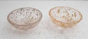Designer Decorative Resin With Golden and Silver <b>Foil</b> Fruit Bowl Set of 2 for Home Office <b>Kitchen</b> Use Size 3 Inch - Product Image 5