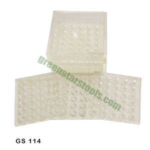 GS 114 Boîte de tamis à souder en acrylique perlé Outils de bijouterie en plastique pour équipement de bijouterie - Product Image 1