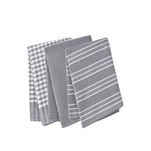 Toallas de cocina con estampado de logotipo ecológico al por mayor, toalla de plato de limpieza Floral de secado rápido certificada GOTS para uso doméstico y hotelero - Product Image 4