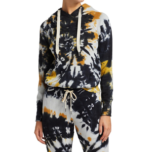 Nouveau Logo Personnalisé Femmes Meilleur Matériel Vêtements de Course Tie Dye Pull Street Wears Hoodies - Product Image 3