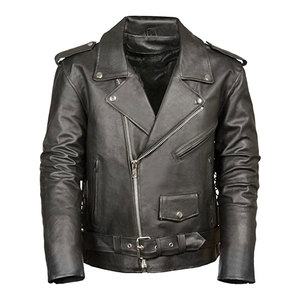Veste de moto en cuir pour homme sur mesure, style japonais, col fin, imperméable pour l'hiver - Product Image 6