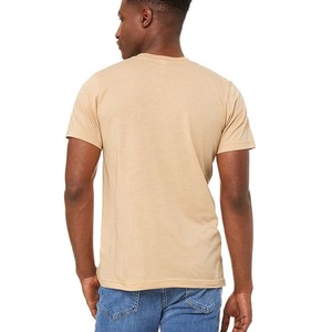 Bella + เสื้อยืดผ้าใบใส่ได้ทั้งชายและหญิง, เสื้อยืดผ้าคอตตอนออแกนิกใส่สบายเหมาะสำหรับใส่ไปงานประจำของผู้ชาย - Product Image 3