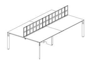 Bàn Phẫu Thuật Kim Loại Chất Lượng Cao Sản Xuất Tại Ý Ghế Dài 4 Trạm Với Bảng Âm Thanh Phía Trước Máy Tính - Product Image 3