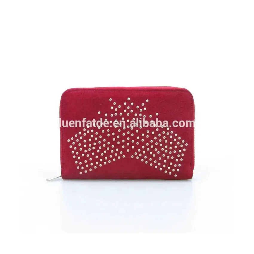 Lovely Suede avon loreal woolworths Ladies Girls Women Wallet Clutch sedex smeta bsci Bags Purse