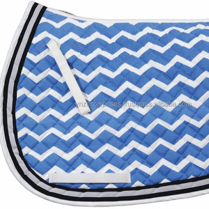Almohadilla de Silla de Montar Inglesa Personalizada de Satén Ecológico con Logotipo, Estilo y Color, Forro de Algodón, Material de Origen Poliéster - Product Image 1