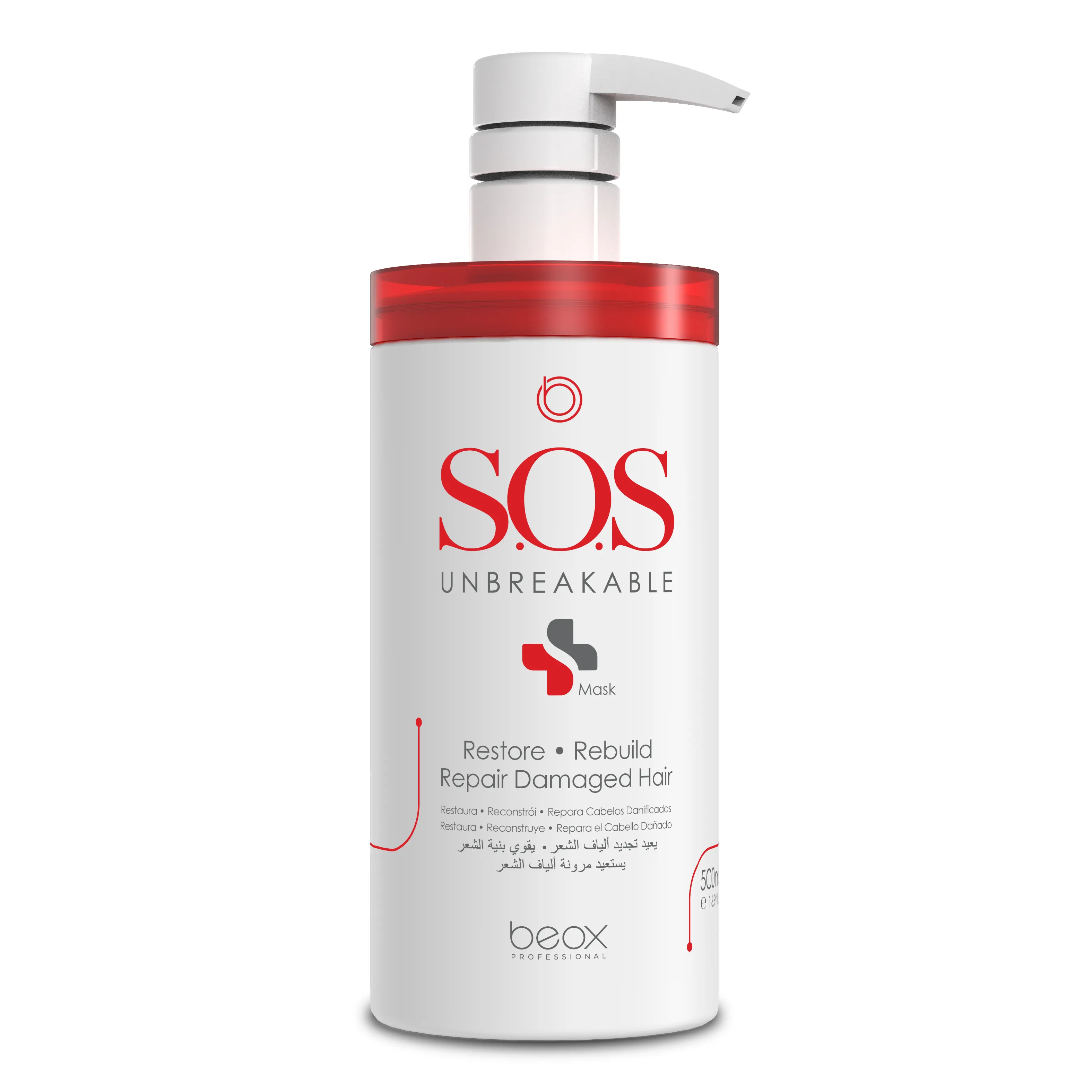 SOS-solución instantánea irrompible para cabello dañado, hecha con aminoácidos potentes y aceites nutritivos