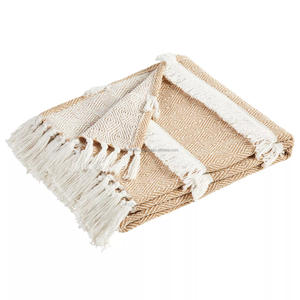 Manta de algodón con estampado de bloque de mano indio, manta tejida 100% de algodón, la mejor calidad, a la venta en pedidos grandes - Product Image 1