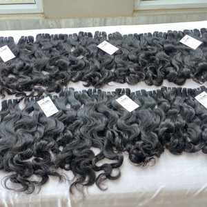 Double Drawn Raw Hair Weave, Brazilian Raw Virgin Cuticle Aligned Hair Bundles,Cambodian Virgin Human Hair Extensions - Product Image 2