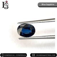 Meilleur prix pour saphir bleu foncé 100 % naturel de haute qualité, pierre précieuse en vrac, taille ovale, bijoux Lalas, 1,53 carat, origine Madagascar