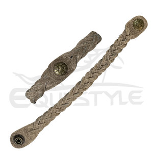 <b>Leather</b> Wristband for Men Braided Genuine Authentic Cowhide Wristband Trendy Fashion Wholesale <b>Wrist</b> <b>Cuff</b> Bracelet Luxury Design - Product Image 4