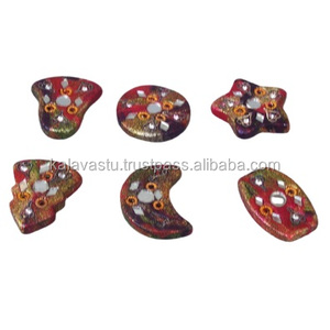 Bâton d'encens en forme de coeur Agarbatti Stand avec lac décoratif et miroir pour usage religieux Salle Aroma Therapy - Product Image 4