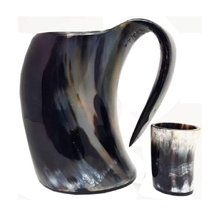 Personalized Horn <b>Mug</b> Best Quality Viking <b>Beer</b> <b>Mug</b> Handmade Horn <b>Beer</b> <b>Mug</b> Natural Horn Tankard by Axiom Home Accents - Product Image 6