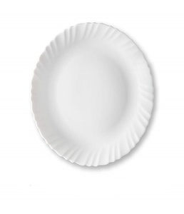 Plato redondo respetuoso con el medio ambiente, para desayuno, aperitivos, casa, fiesta, oficina y casa - Product Image 2