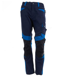Pantalon réfléchissant imperméable à haute visibilité, pantalon de sécurité jaune à rayures avec poches multiples - Product Image 3