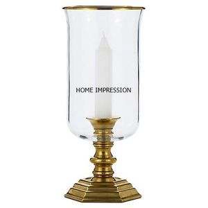 Recipiente decorativo para el hogar, soportes dorados de vidrio - Product Image 3