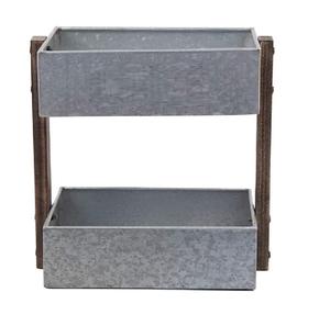 Le plus récent support d'outils de cuisine galvanisé à 2 niveaux de conception, parfait pour des solutions de stockage et d'organisation élégantes - Product Image 1