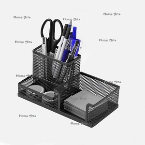 Organizador de Escritorio de Alambre de Hierro de Último Diseño, Tamaño Personalizado, Forma Ovalada, Organizador de Escritorio para Papelería, Más Vendido - Product Image 4