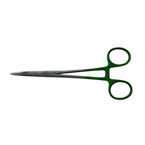 Pince à usage unique pour artères chirurgicales en acier inoxydable à poignée jaune de 6 pouces Instruments alimentés par des machines - Product Image 5