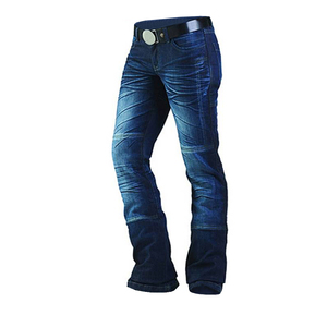 กางเกงยีนส์ขี่มอเตอร์ไซด์สำหรับผู้ชายกางเกงยีนส์สไตล์เป็นโครงขนาด AA เหมาะสำหรับใส่ในฤดูหนาวซักได้ - Product Image 4