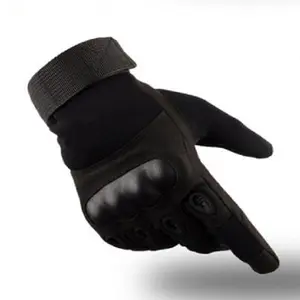 Full Fingers Rubber Hard Knuckle Outdoor Tactical Gloves