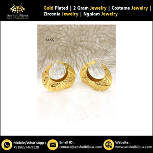 Senegal pendiente, conjunto de joyas de África conjunto chapado en oro - Product Image 6