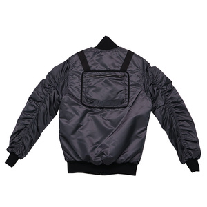 เสื้อแจ็คเก็ตมอเตอร์ไซค์ PU Bomber รุ่นใหม่ คุณภาพสูงระดับมืออาชีพ ระบายอากาศได้ดี แขนยาว สำหรับแข่งรถมอเตอร์ไซค์ - Product Image 1