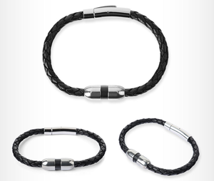 Pulsera de Goma Plateada con Microcorriente ANAPA - Regalo Unisex Hecho en Corea - Product Image 4