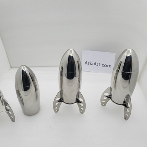 Juego de Cocteleras Rocket Shaker de Acero Inoxidable, Accesorios de Bar, Cocteleras Novedosas Reutilizables, 3 Piezas - Product Image 1